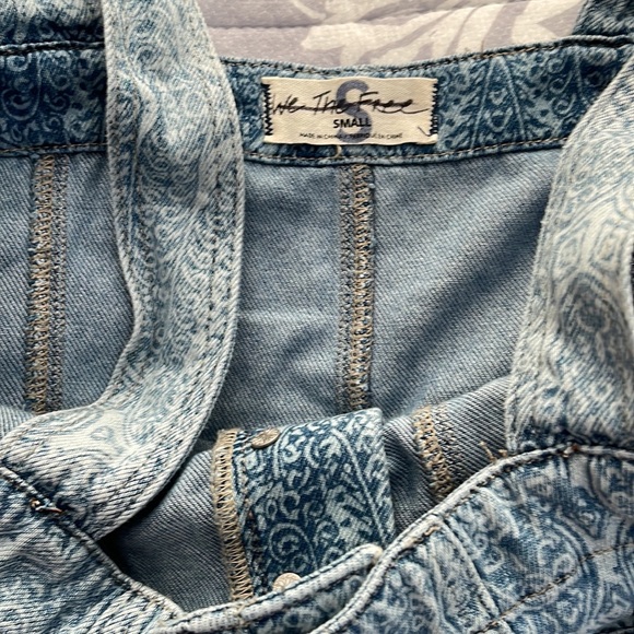 NEW FREE PEOPLE SHOWDOWN OVERALLS - Picture 5 of 5